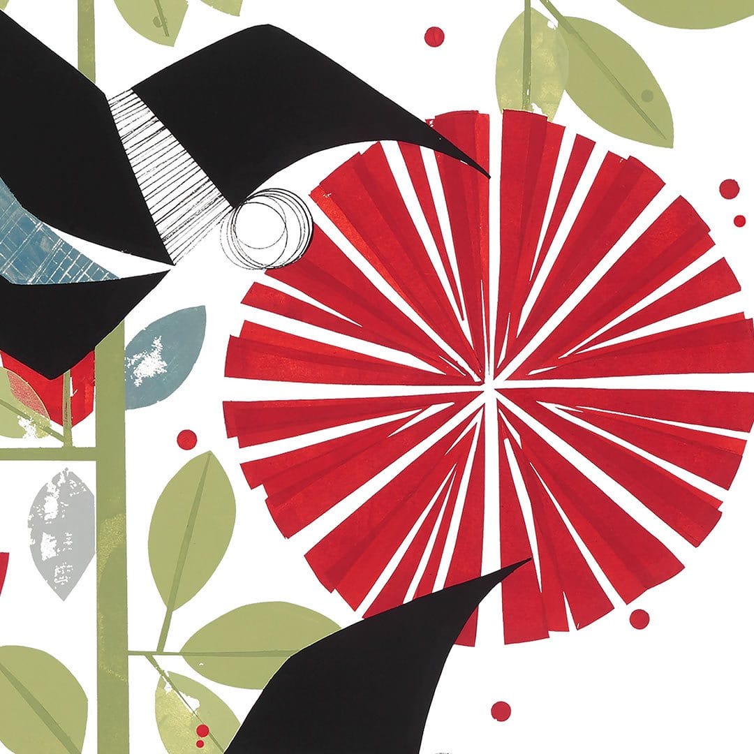 December Art Print by Holly Roach