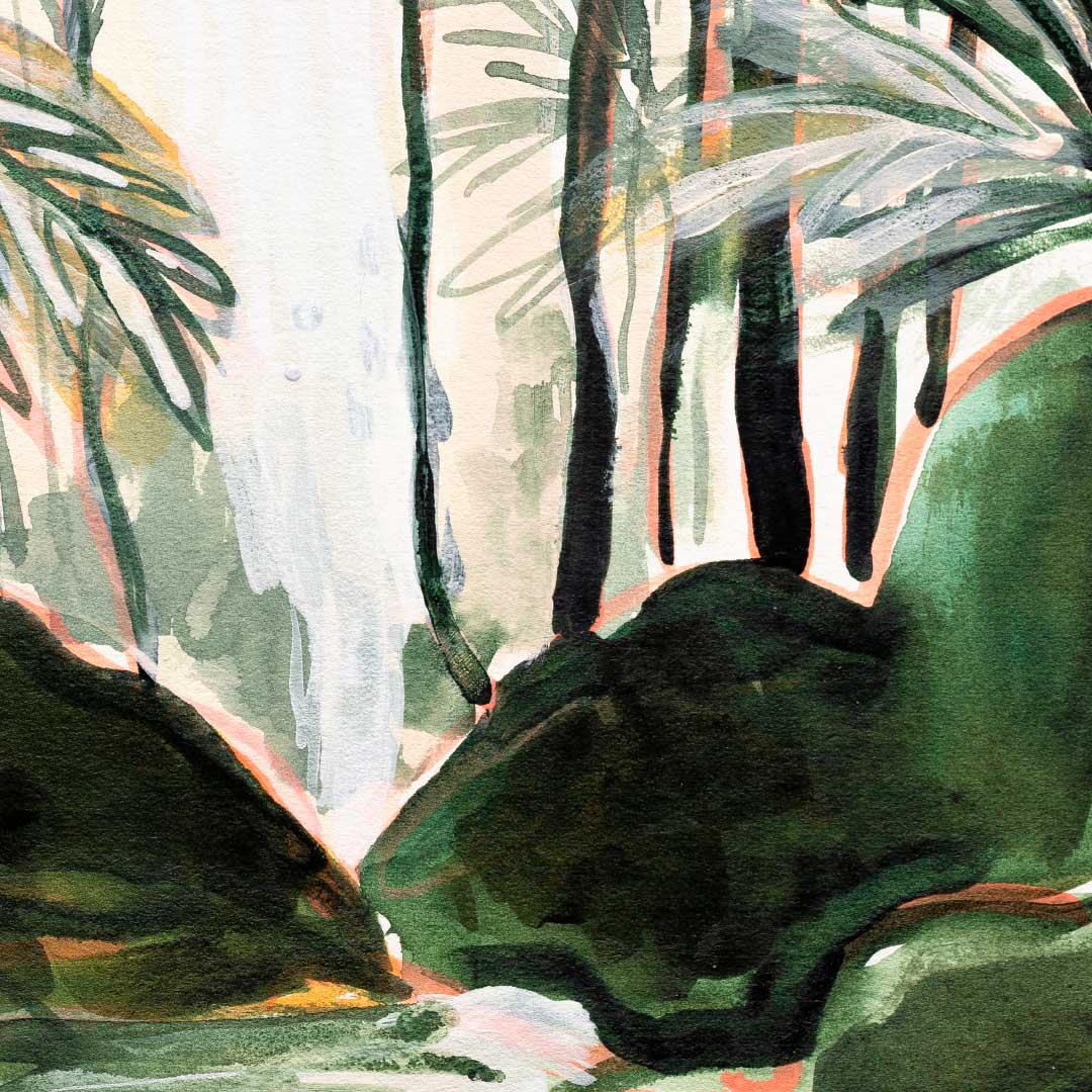 Deep in the Forest Art Print by Jen Sievers