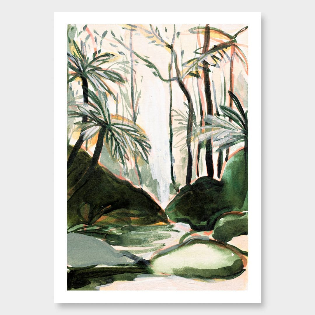 Deep in the Forest Art Print by Jen Sievers