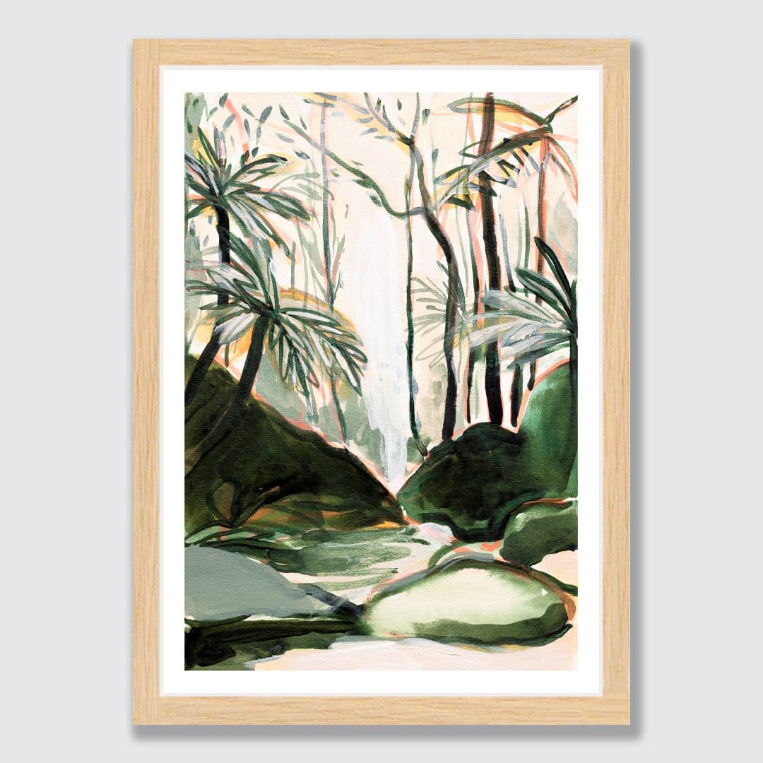 Deep in the Forest Art Print by Jen Sievers
