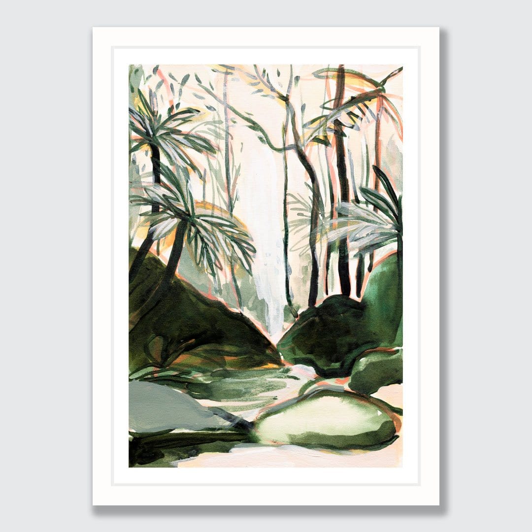 Deep in the Forest Art Print by Jen Sievers