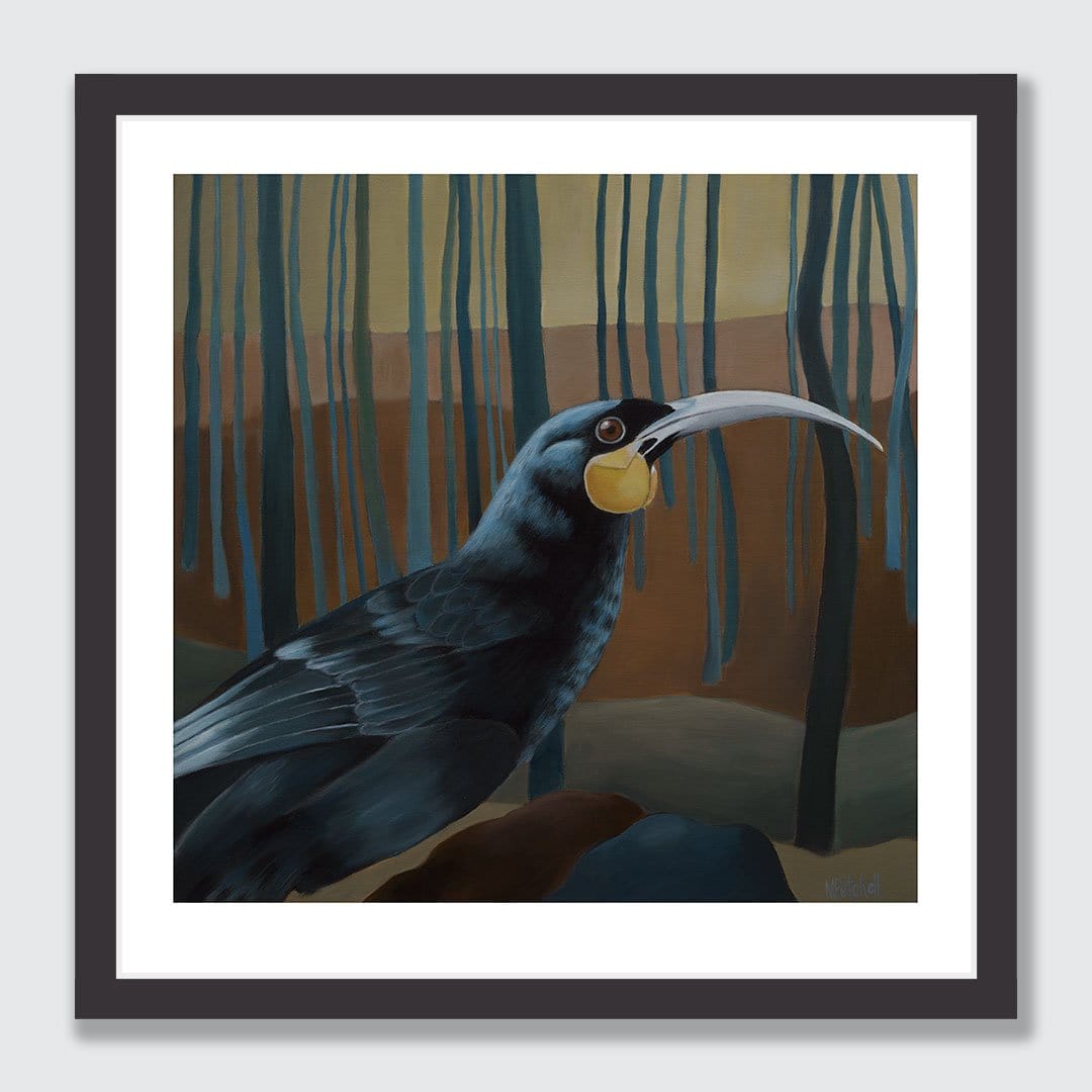 Douglas Huia Art Print by Margaret Petchell