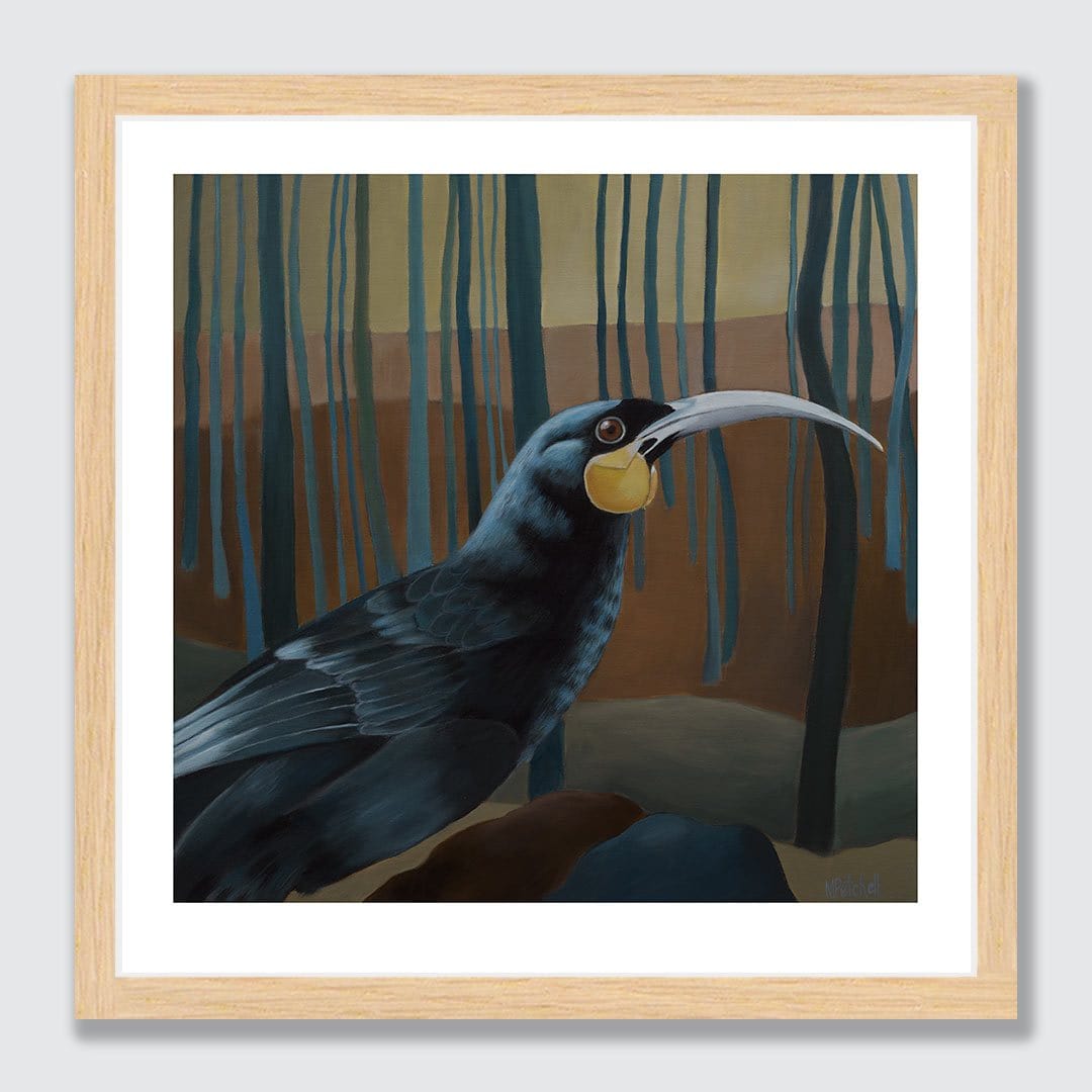 Douglas Huia Art Print by Margaret Petchell