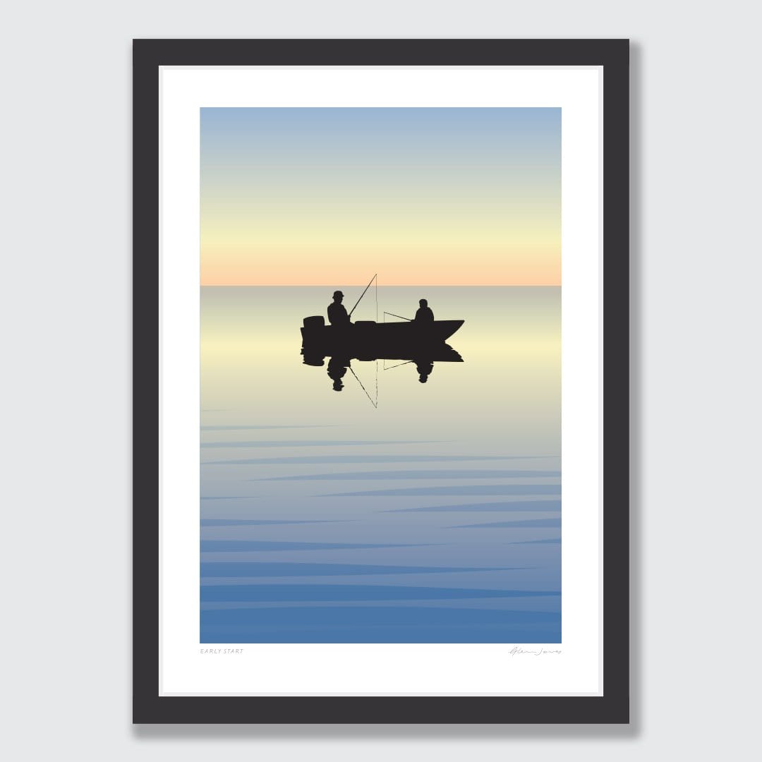 Early Start Art Print by Glenn Jones