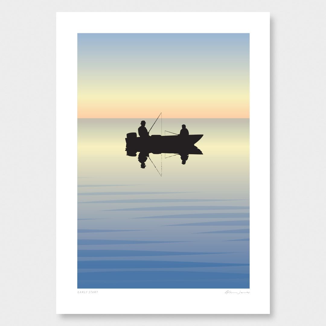 Early Start Art Print by Glenn Jones