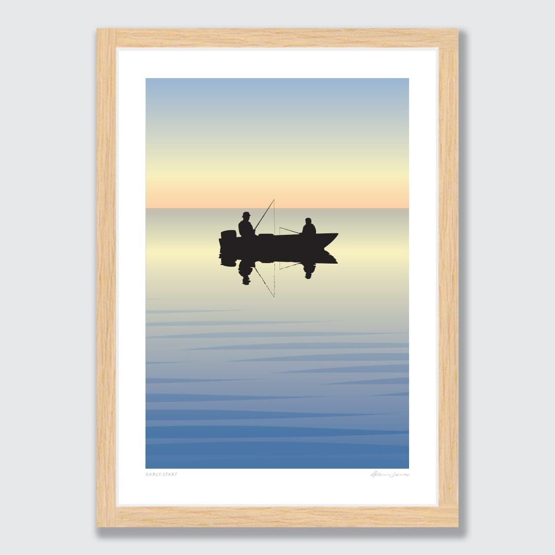 Early Start Art Print by Glenn Jones