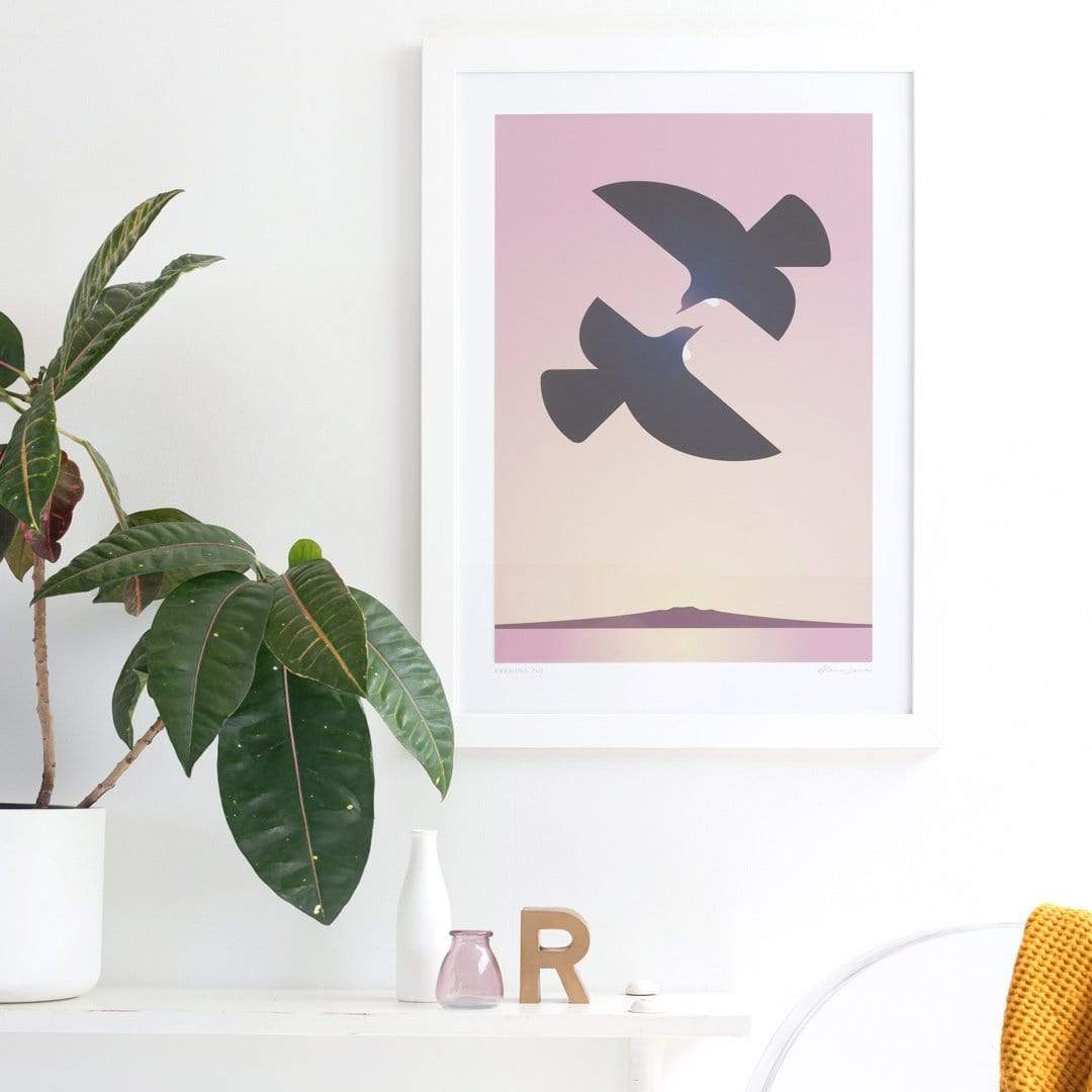 Evening Tui Art Print by Glenn Jones