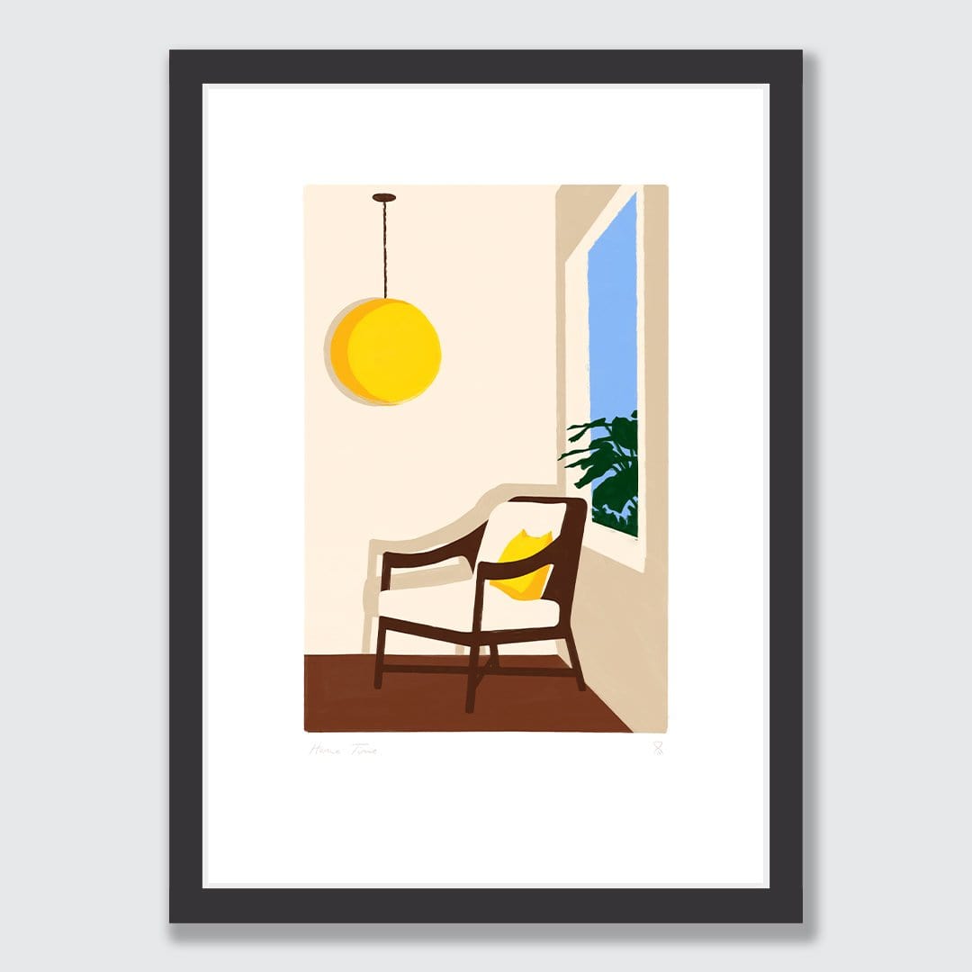 My Favourite Chair Art Print by Home Time