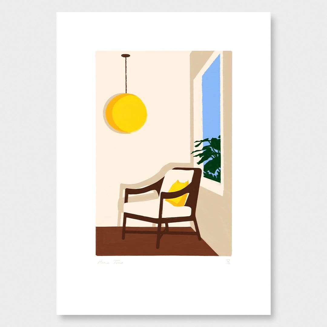 My Favourite Chair Art Print by Home Time