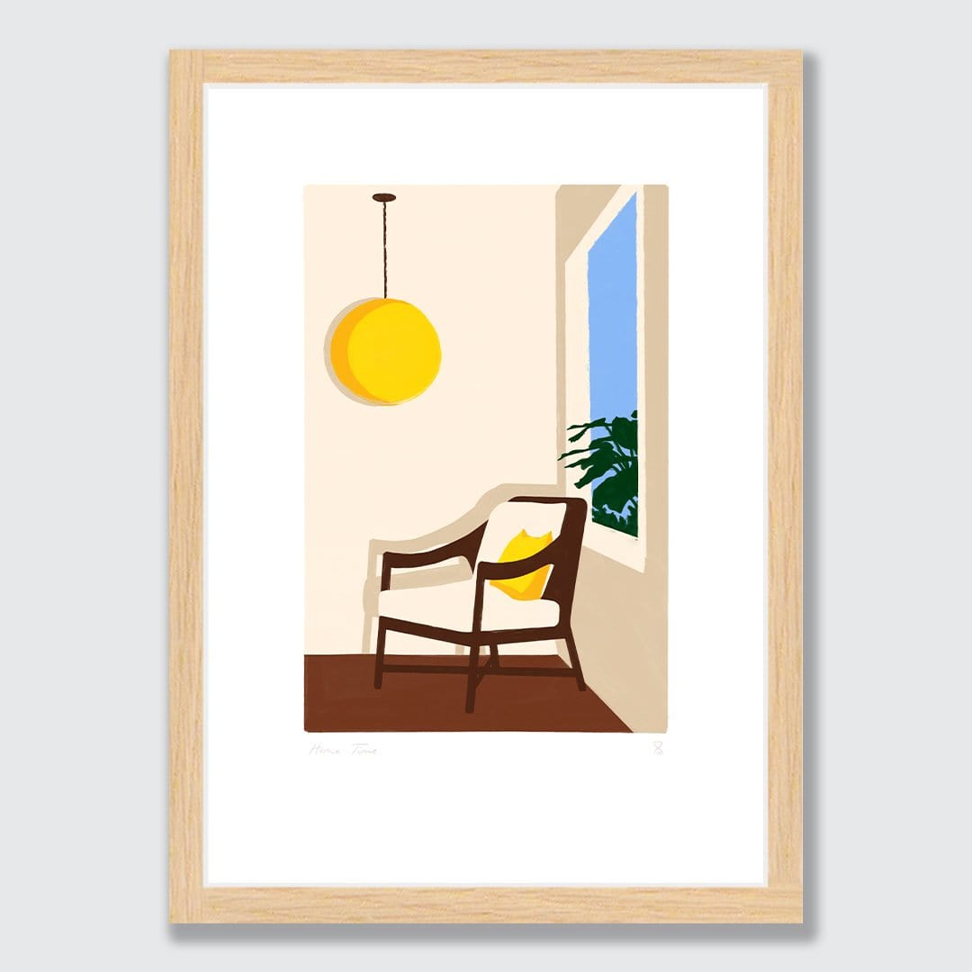 My Favourite Chair Art Print by Home Time