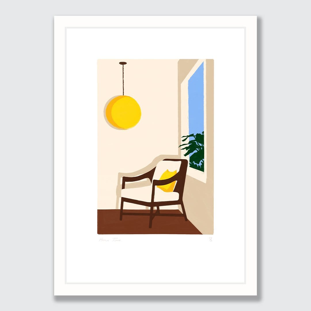 My Favourite Chair Art Print by Home Time