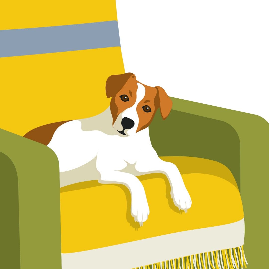 Favourite Chair Art Print by Glenn Jones