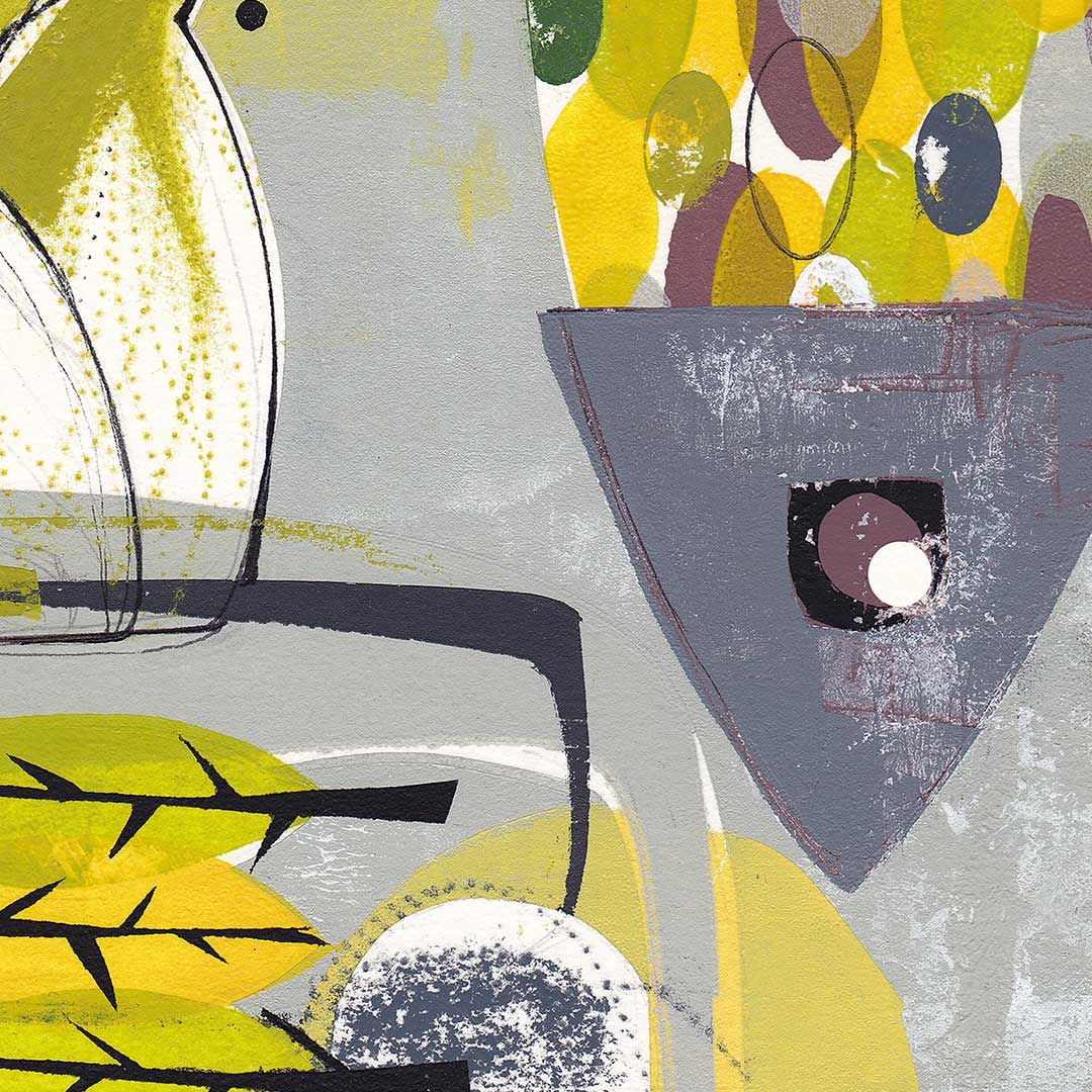 Fish & Fennel Art Print by Holly Roach