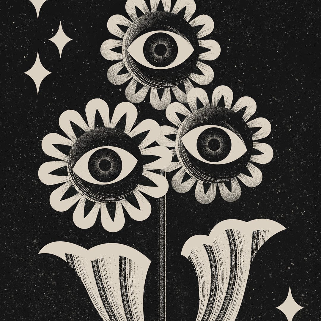 Flowers of the Night Art Print by Beth Xia