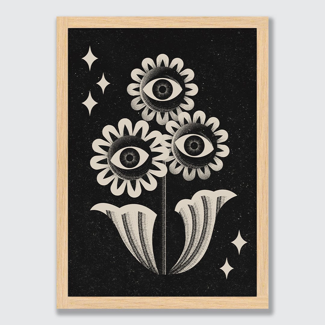 Flowers of the Night Art Print by Beth Xia