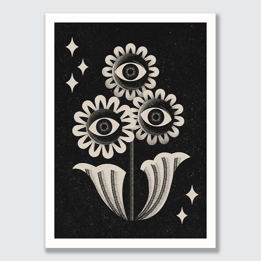 Flowers of the Night Art Print by Beth Xia