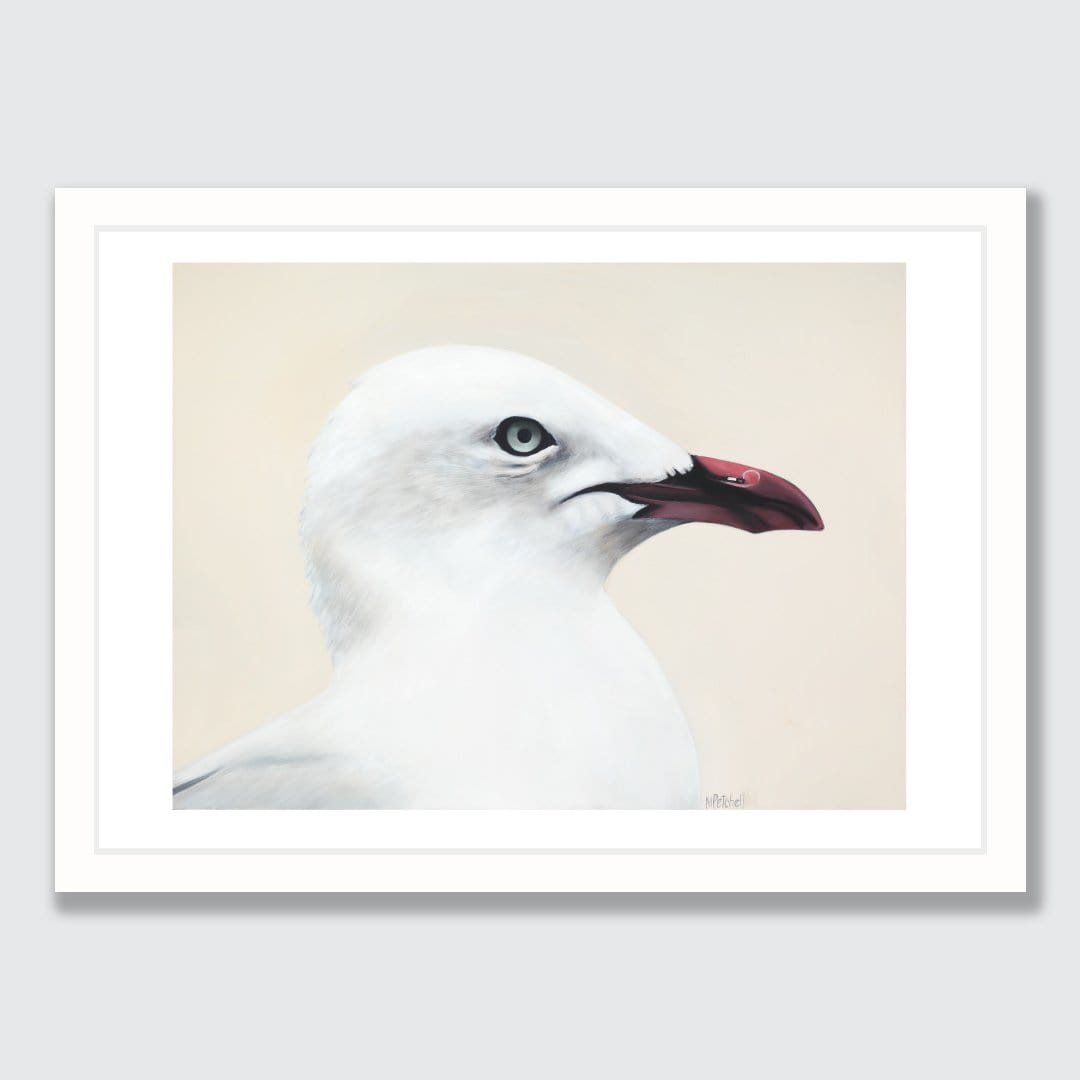 Gallileo Seagull Art Print by Margaret Petchell