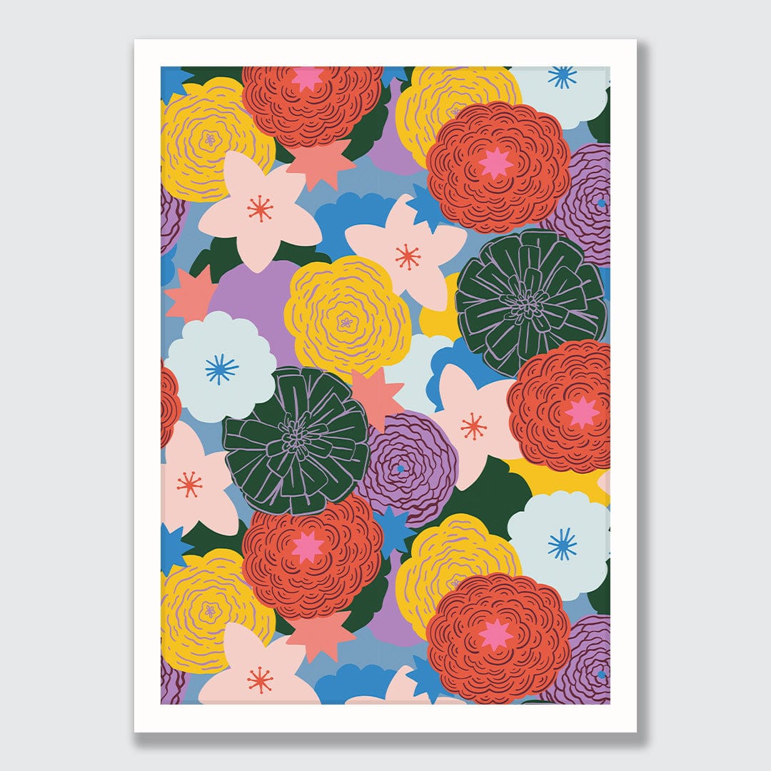 Garden Party Art Print by Crissie Rodda