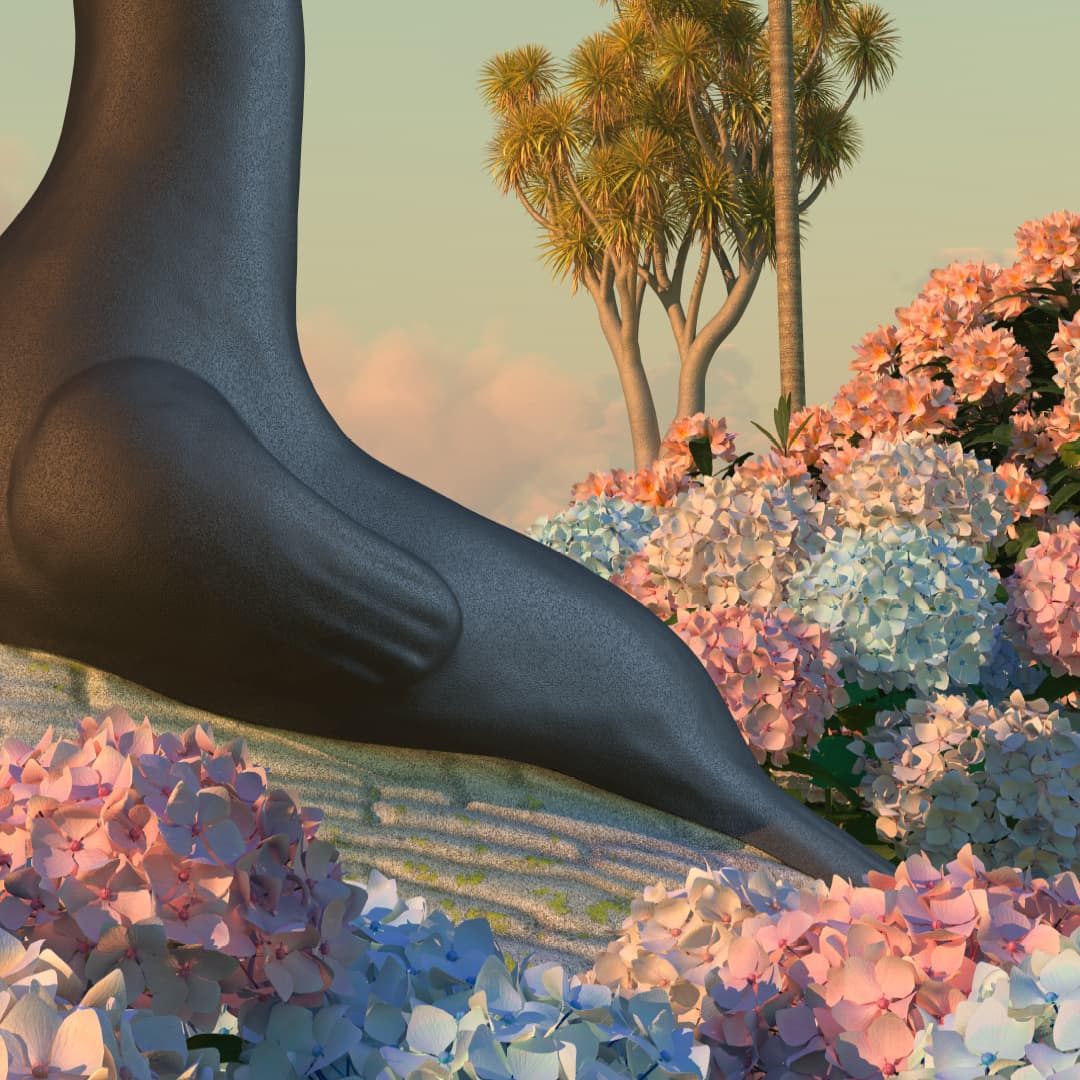 Garden Seal Limited Edition Canvas Print by Simon Stockley
