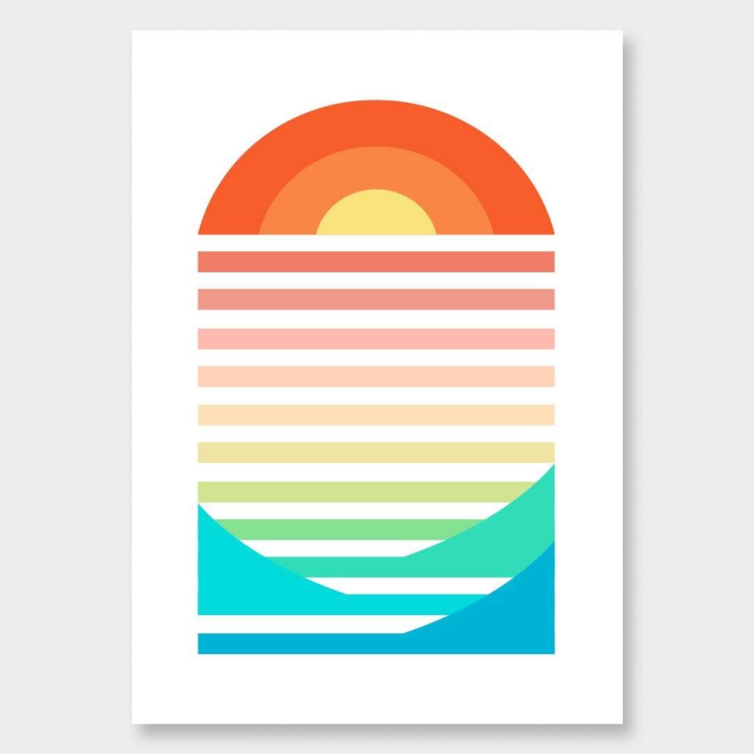 Gisborne Scandi Art Print by OSLO