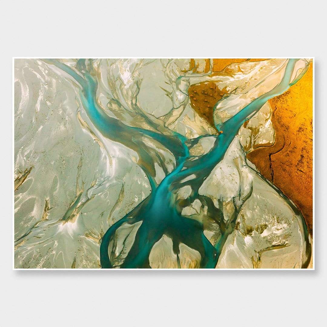 Godley River - Veins Photographic Print by Emma Willetts
