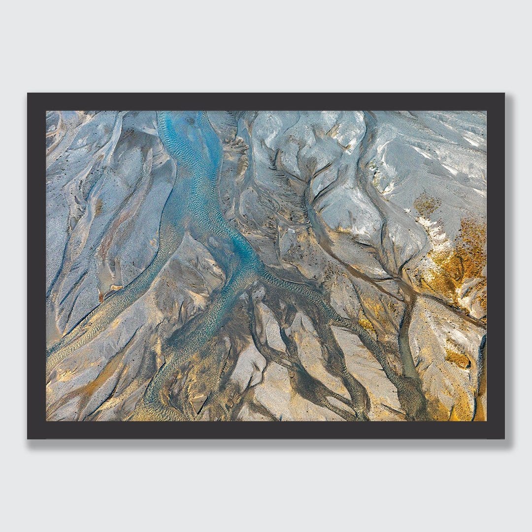 Godley River - Gold Dust Photographic Print by Emma Willetts