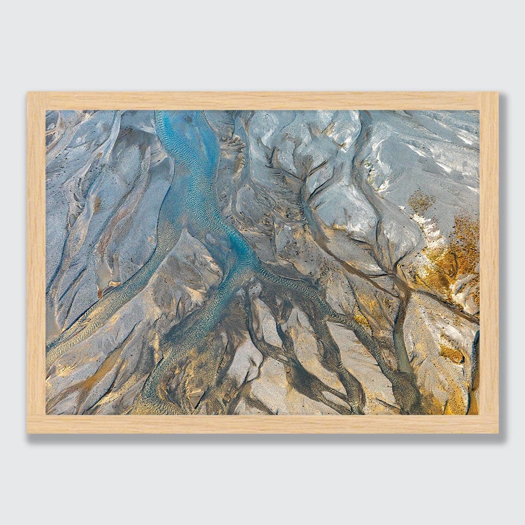 Godley River - Gold Dust Photographic Print by Emma Willetts