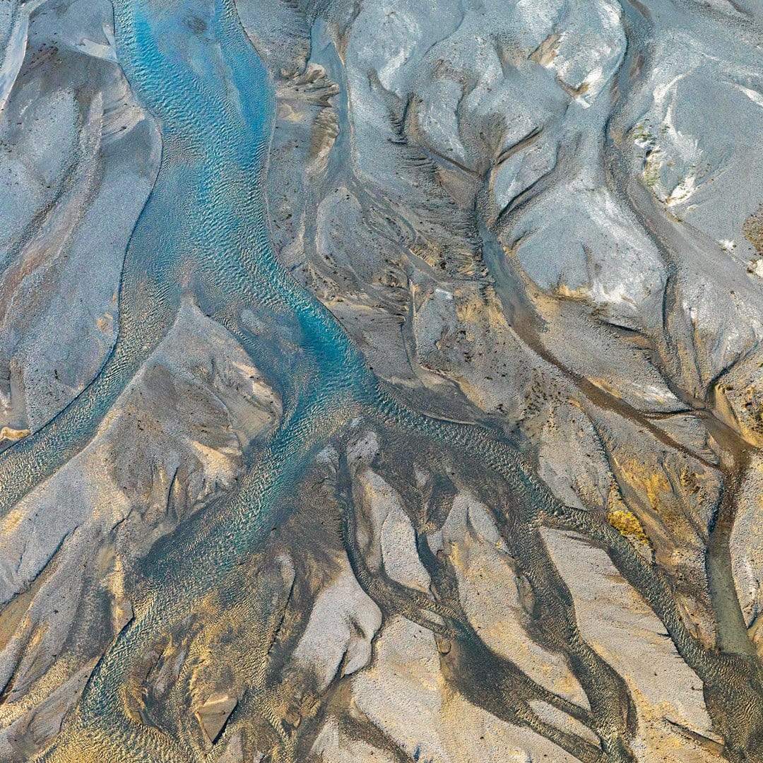 Godley River - Gold Dust Photographic Print by Emma Willetts