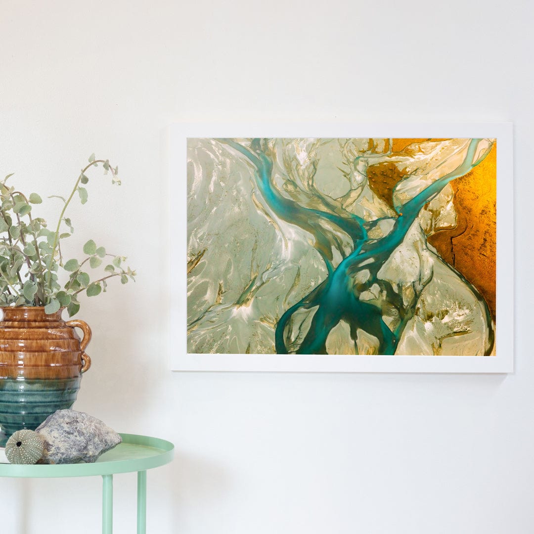 Godley River - Veins Photographic Print by Emma Willetts