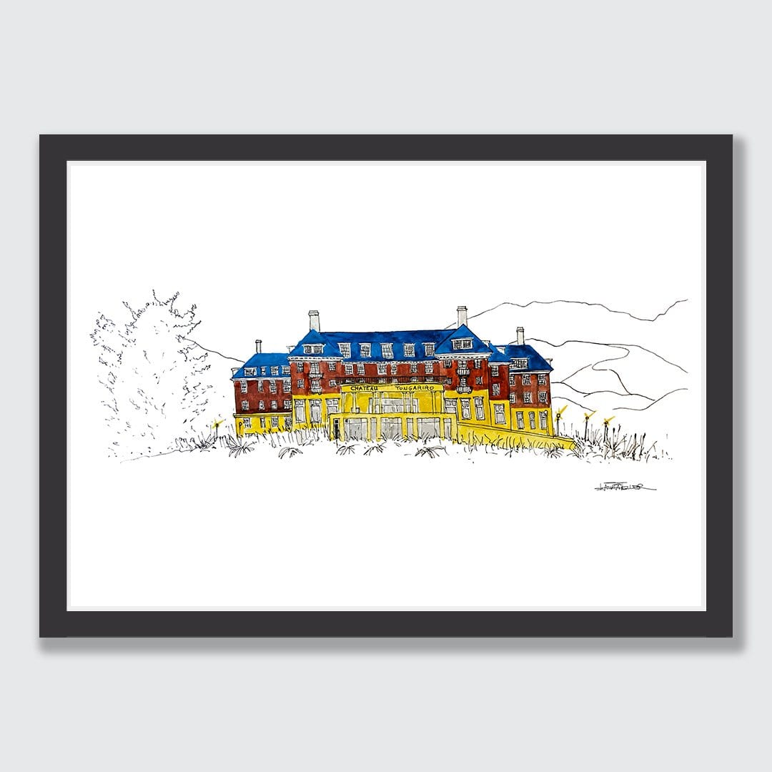 Grand Chateau Tongariro Art Print by Laura Feller