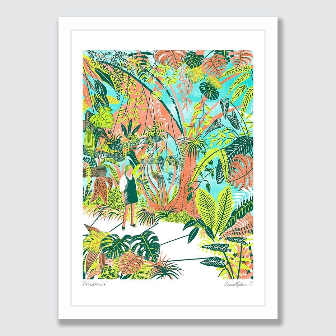 Greenhouse Art Print by Harriet Popham