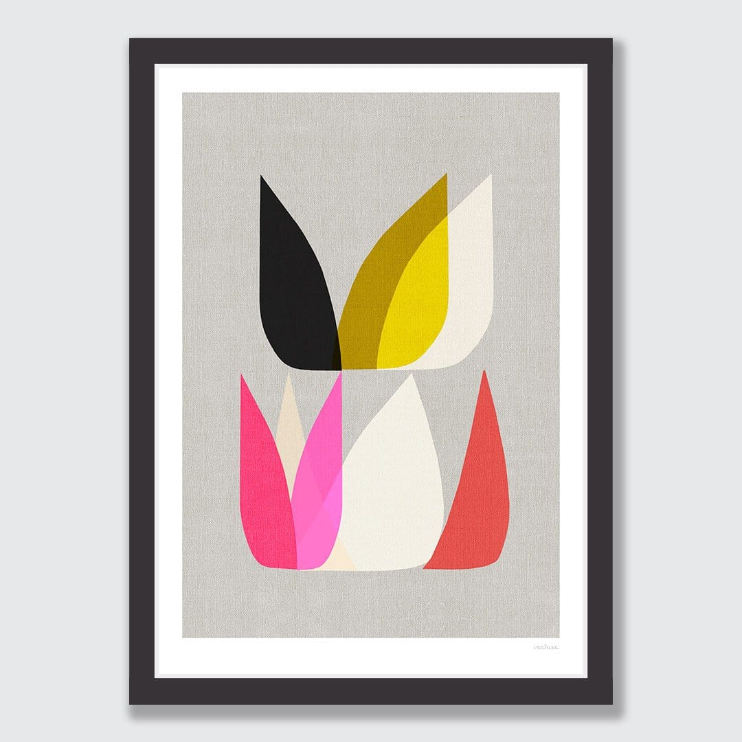 Grey Blossom I Art Print by Inaluxe
