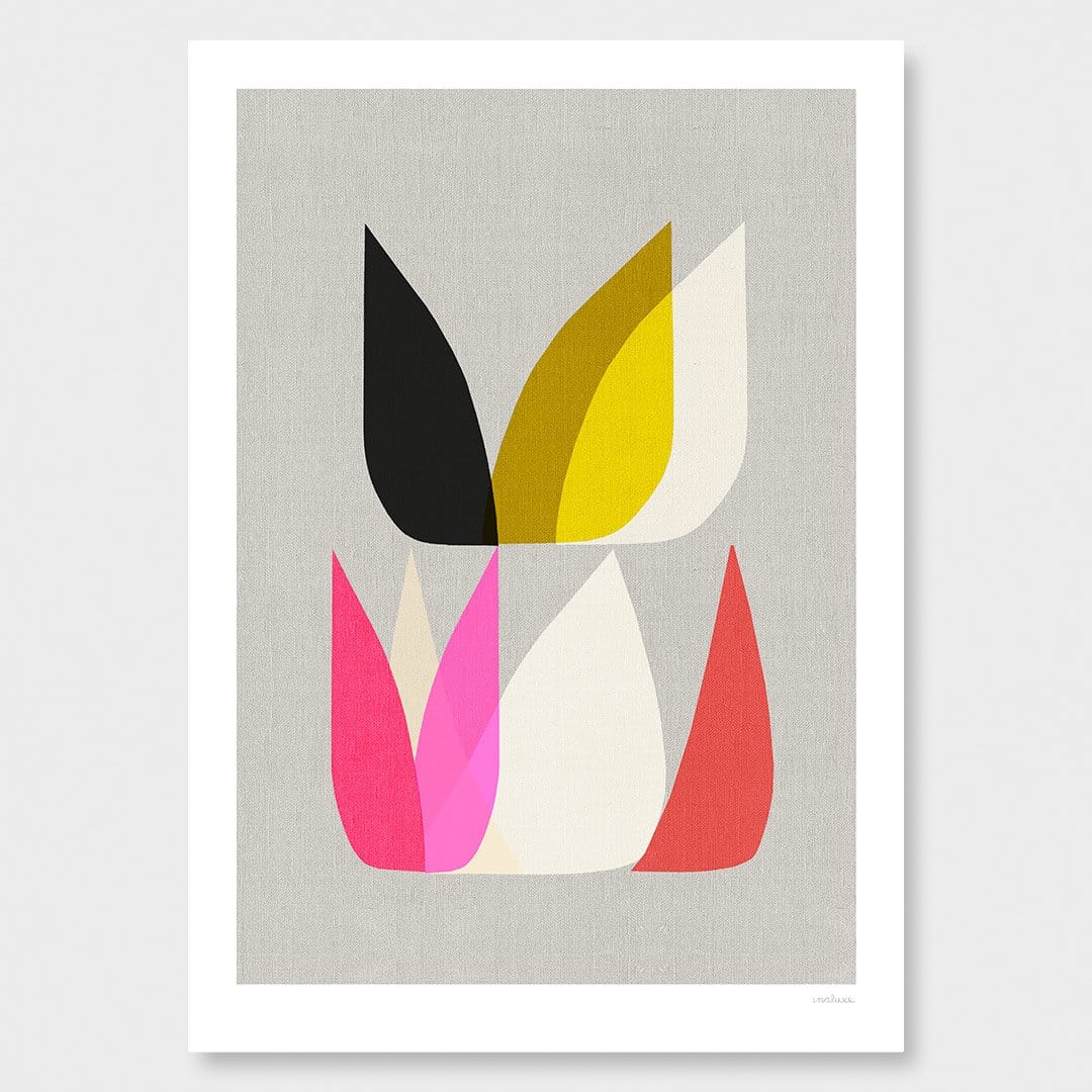 Grey Blossom I Art Print by Inaluxe