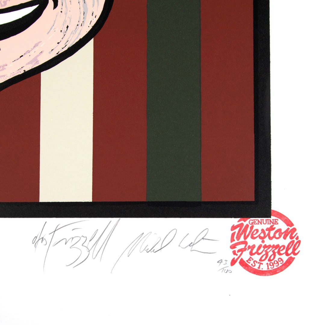 Grocer with Moko Erased Limited Edition Screen Print by Weston Frizzell