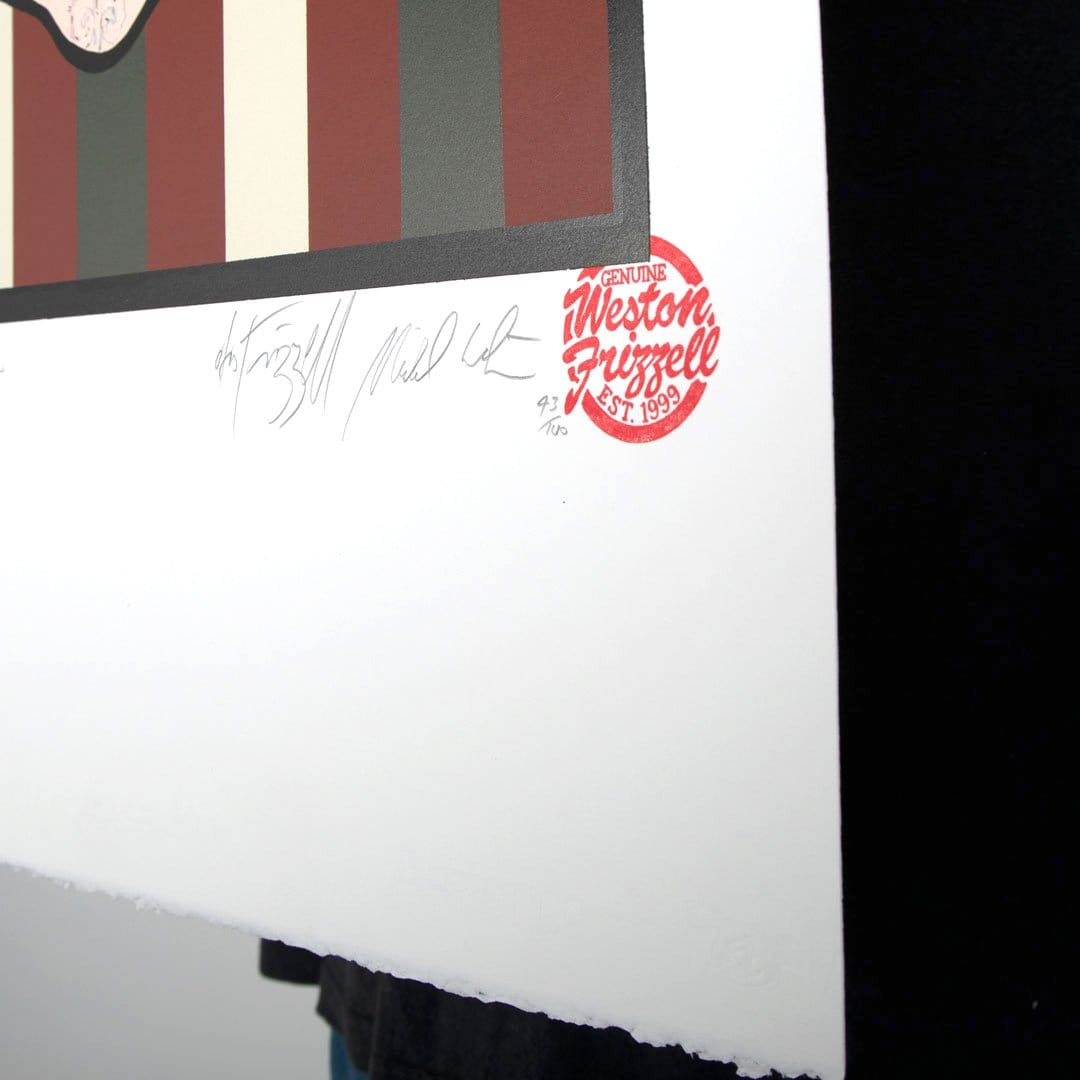 Grocer with Moko Erased Limited Edition Screen Print by Weston Frizzell
