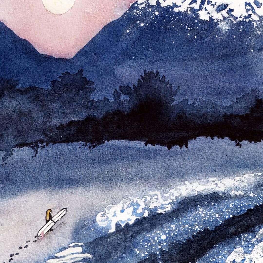 In Awe Art Print by Laura Feller