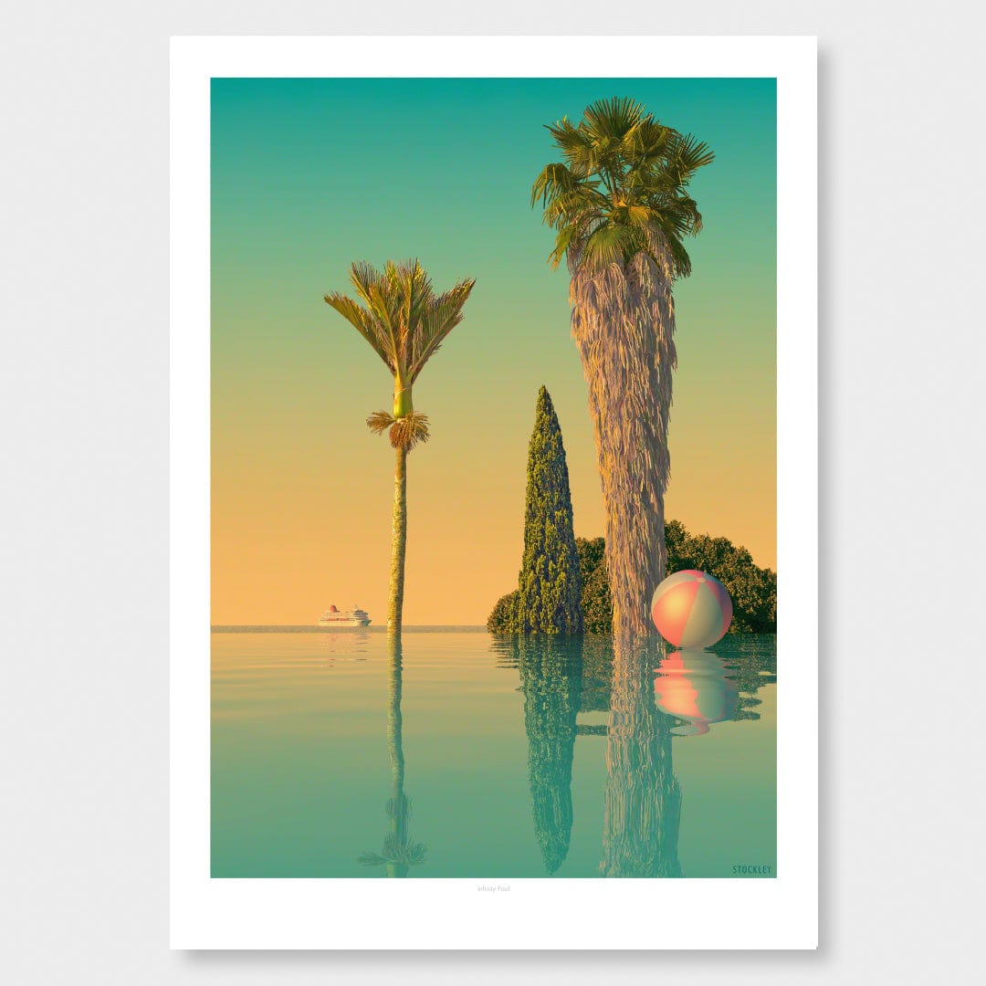 Infinity Pool Art Print by Simon Stockley
