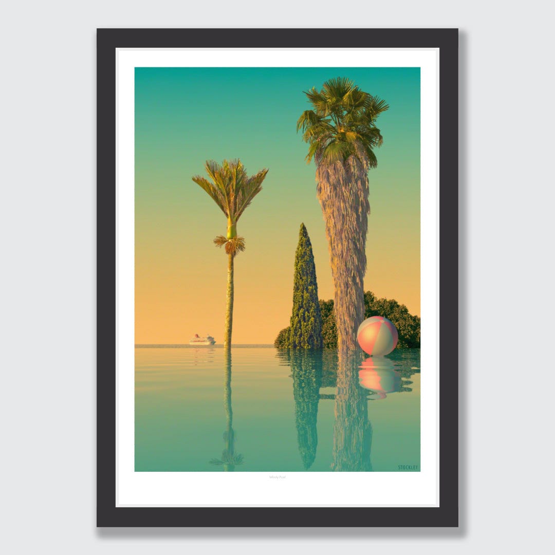 Infinity Pool Art Print by Simon Stockley