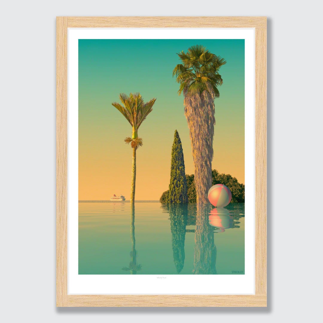 Infinity Pool Art Print by Simon Stockley