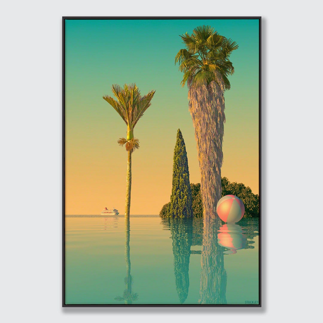 Infinity Pool Limited Edition Canvas Print by Simon Stockley
