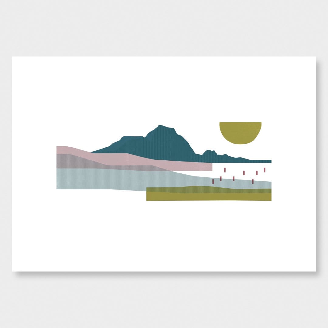 Island Bay Art Print by Sarah Parkinson