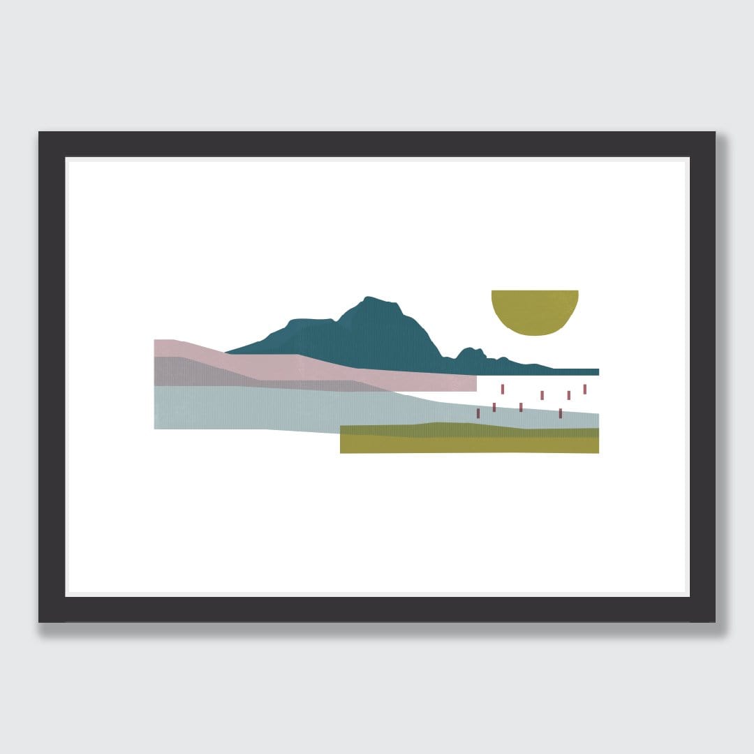 Island Bay Art Print by Sarah Parkinson