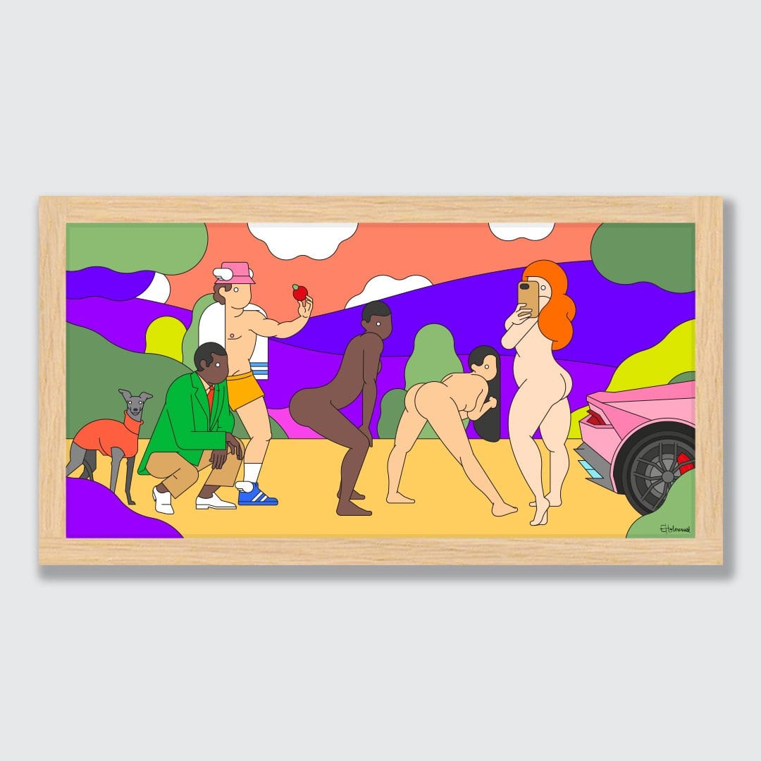 Judgement of Paris Art Print by Emile Holmewood