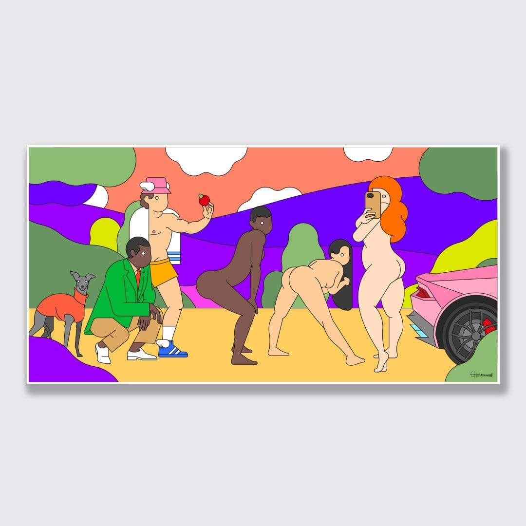 Judgement of Paris Art Print by Emile Holmewood