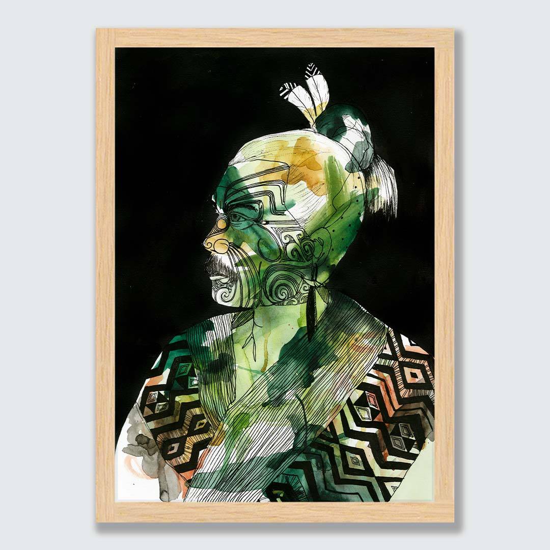Kamariera Te Hau Takiri Wharepapa Art Print by Makus Art