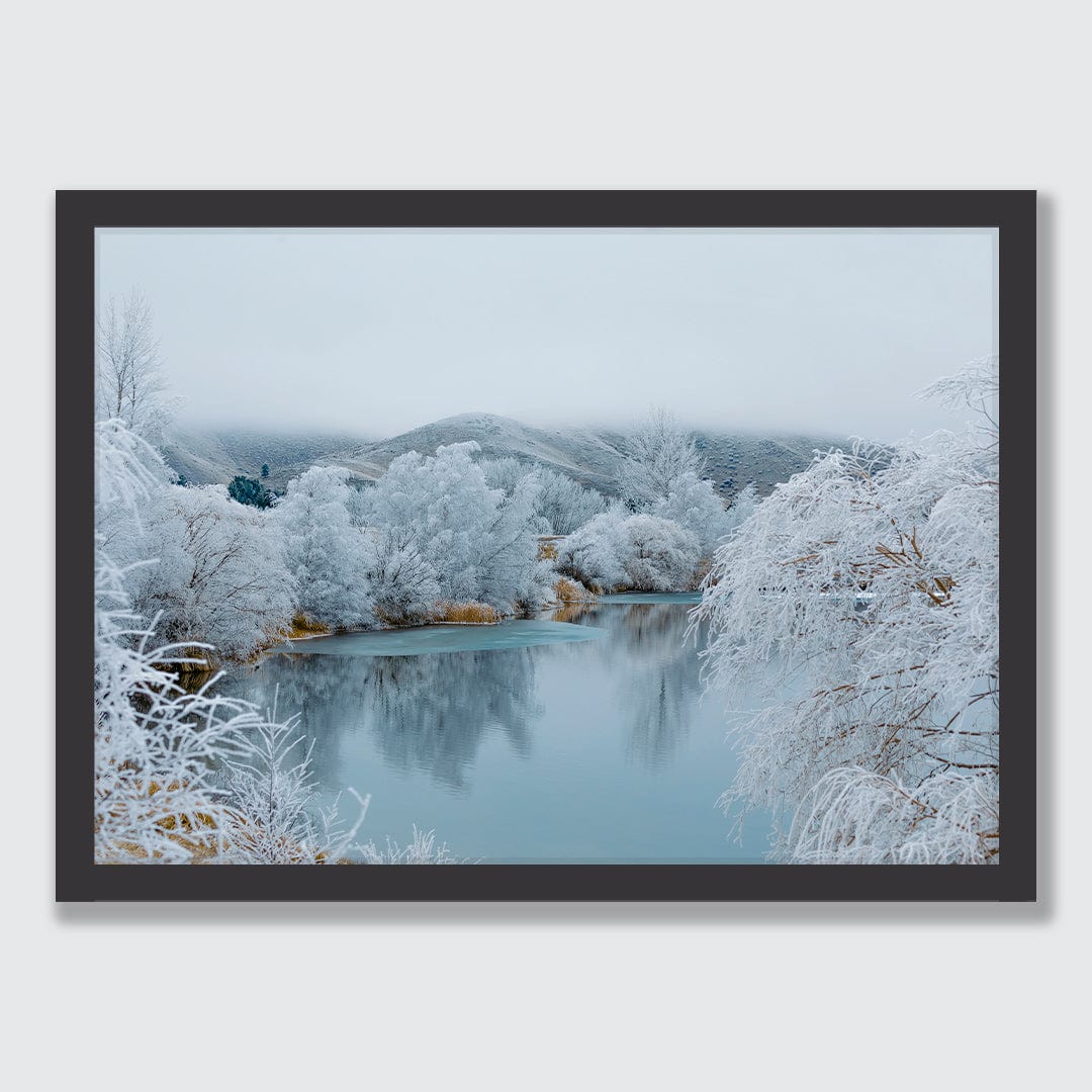 Kellands Pond Hoar Frost Photographic Print by Emma Willetts