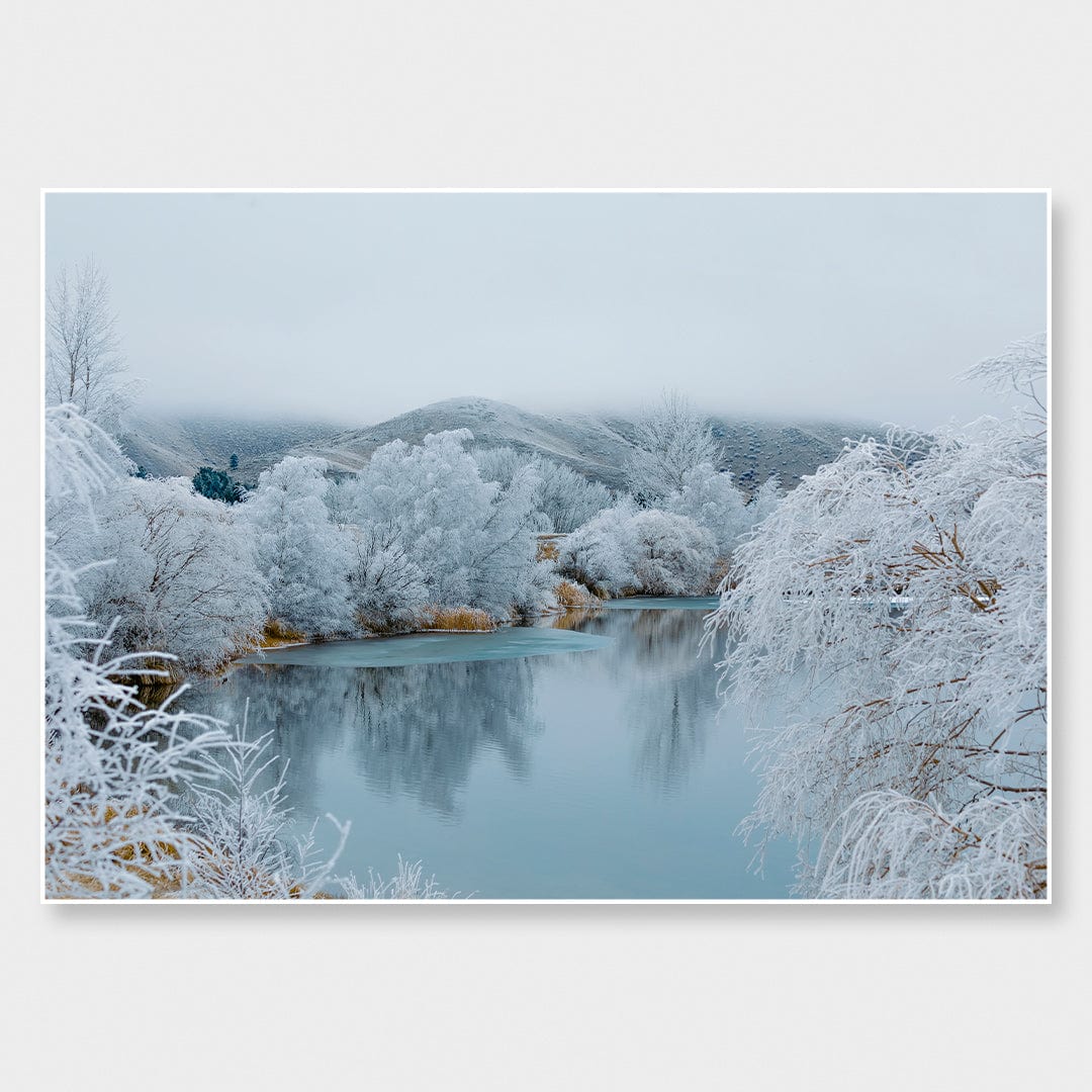 Kellands Pond Hoar Frost Photographic Print by Emma Willetts