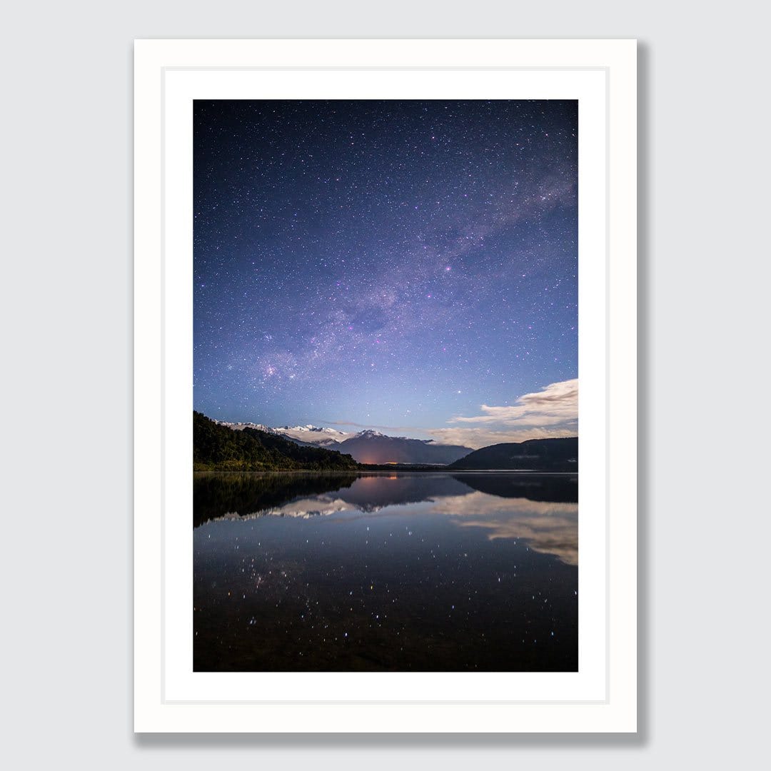 Lake Mapourika Photographic Print by Mike Mackinven