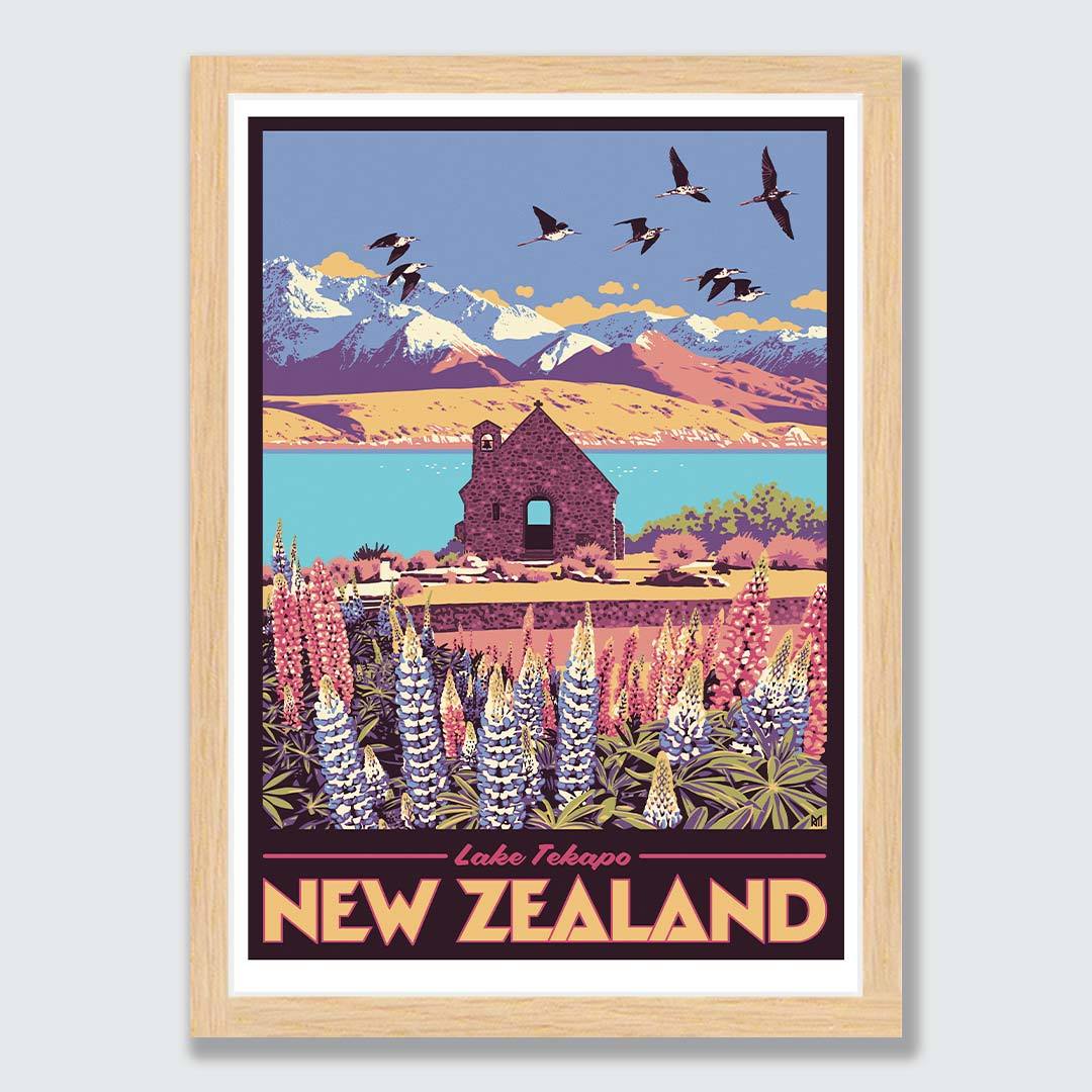 Lake Tekapo Art Print by Ross Murray