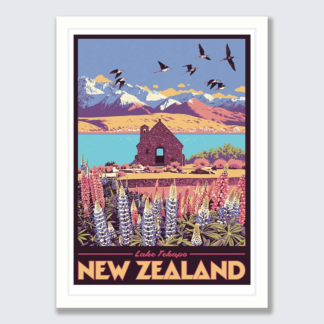 Lake Tekapo Art Print by Ross Murray